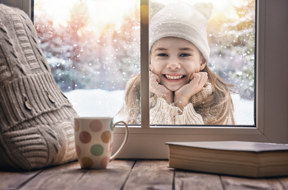 我慢慢的听，雪落下的声音~ 